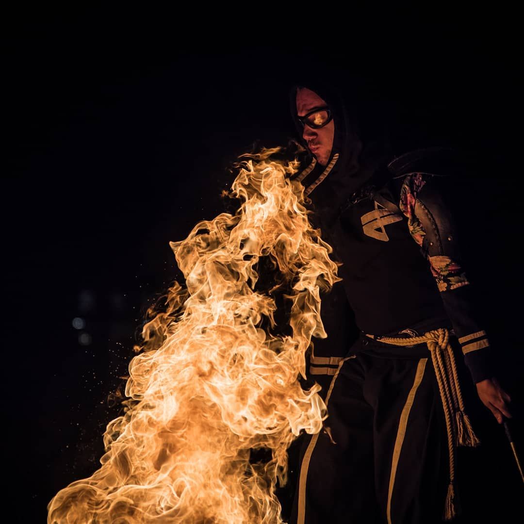 Quarante-Quatre crache du feu au gala du Roztoč Fest 2018, « Face to face »