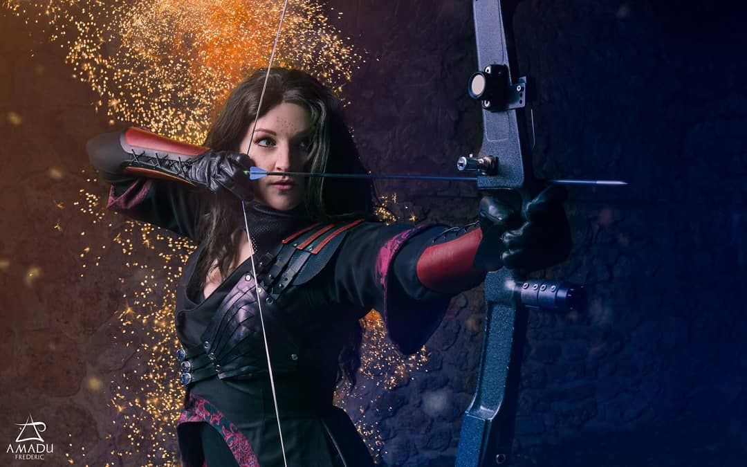Quarante-Quatre crache du feu en shooting, « Nyssa on fire »