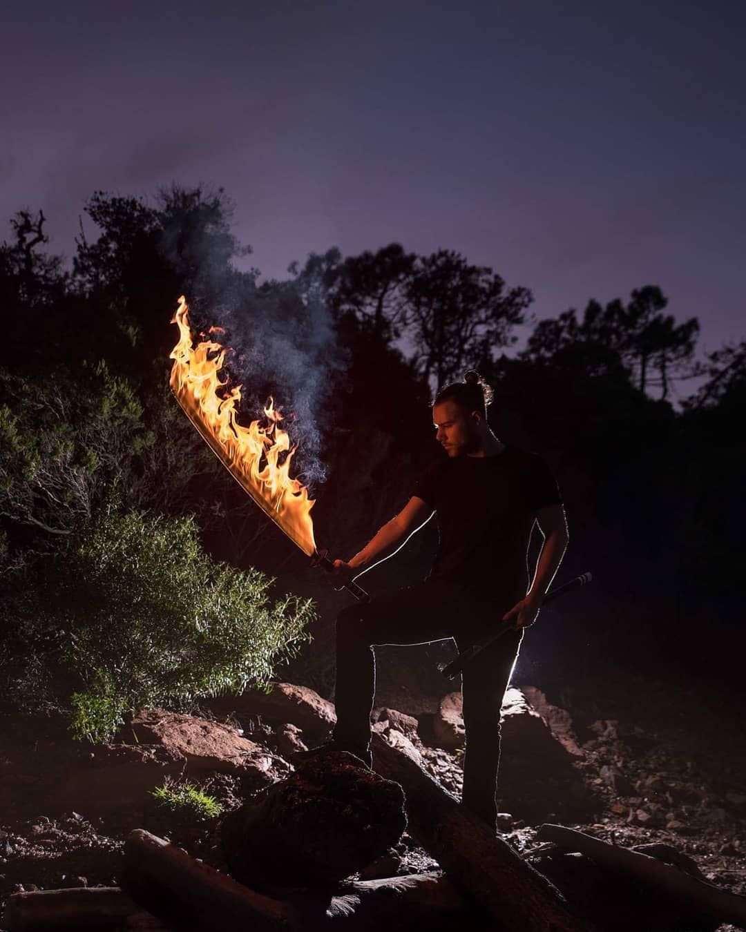 Quarante-Quatre crache du feu en shooting, « Feel the spirit »
